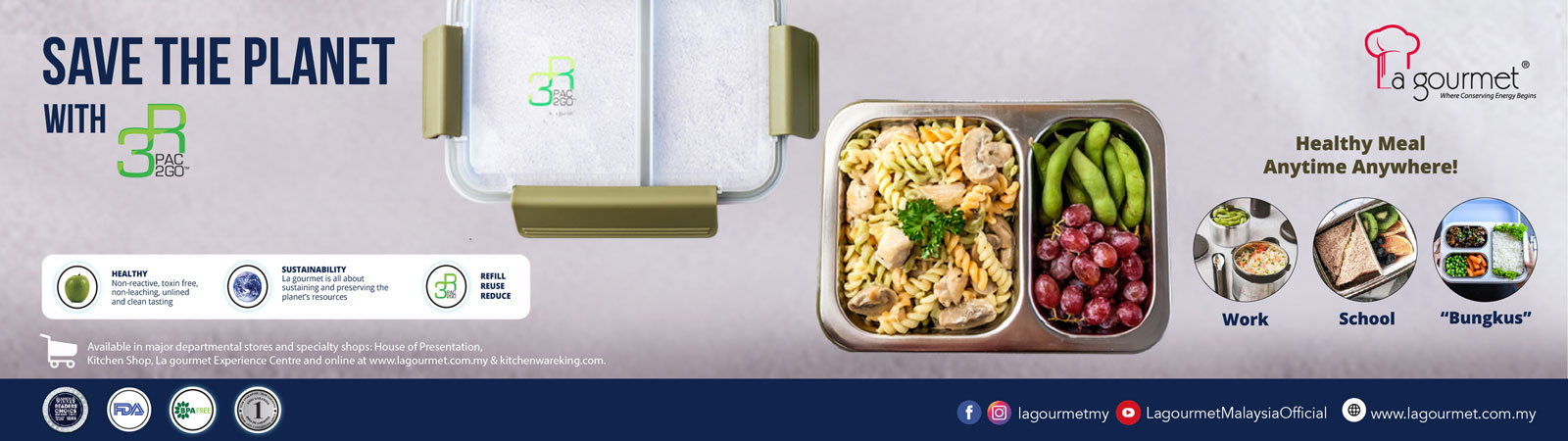 La gourmet ‘3R PAC2GO’