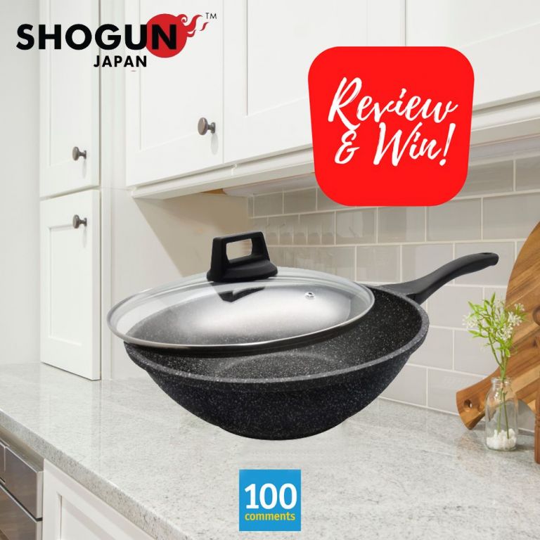 Shogun Japan Granite Plus Titanium Stirfry Wok With Induction Giveaway