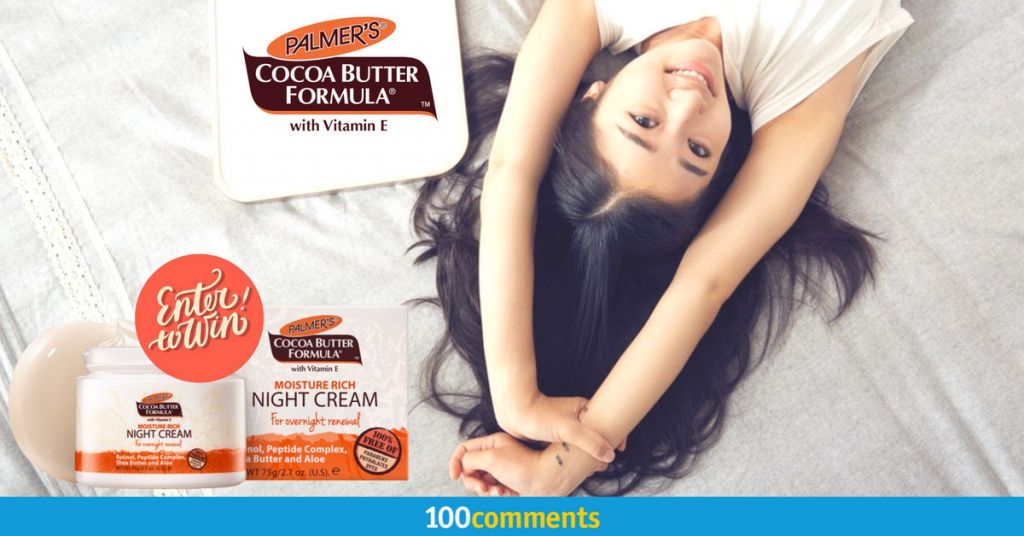 Palmer's Cocoa Butter Formula with Vitamin E Moisture Rich Night Cream contest