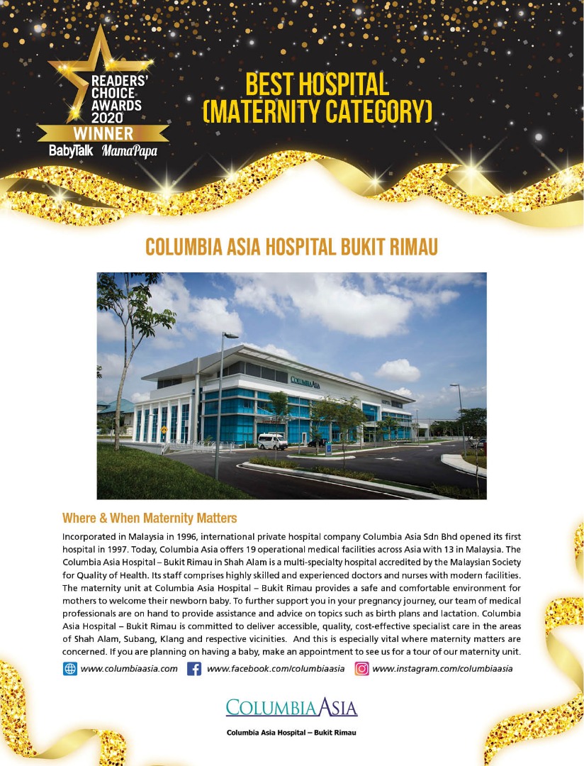 Columbia Asia Hospital Bukit Rimau - Providing Vital ...