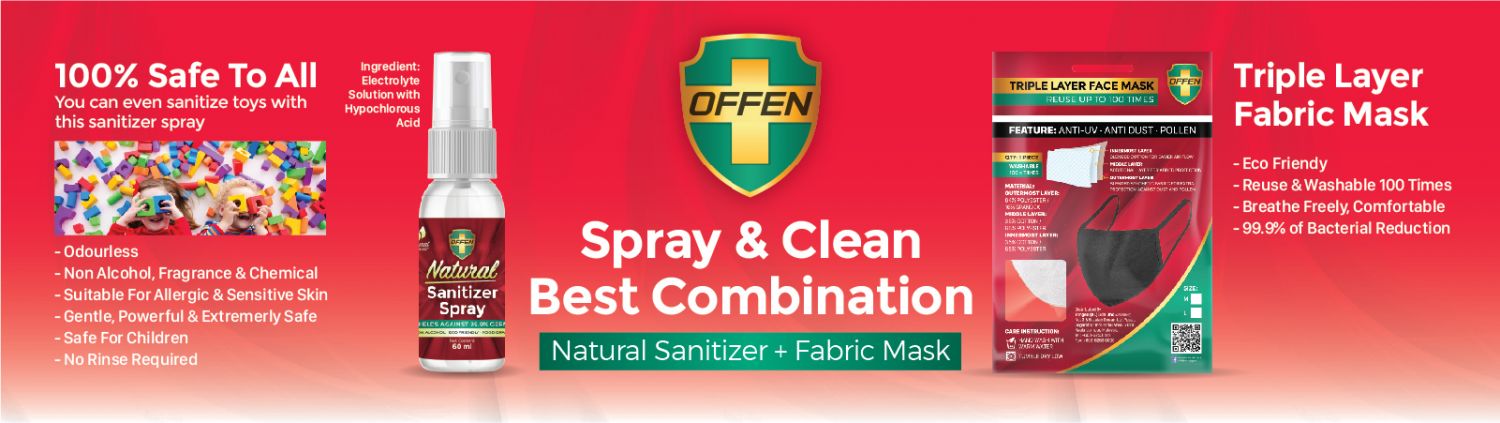 OFFEN Natural Sanitizer Spray
