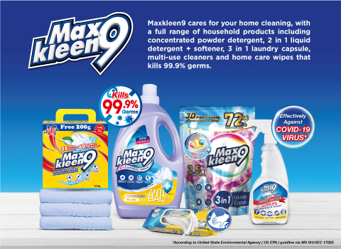 Maxkleen9 Softergent 2in1 Detergent + Softener (Anti-Bacterial)