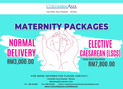 Get the best Maternity Treatment and Medicare from Columbia Asia Hospital, Bintulu