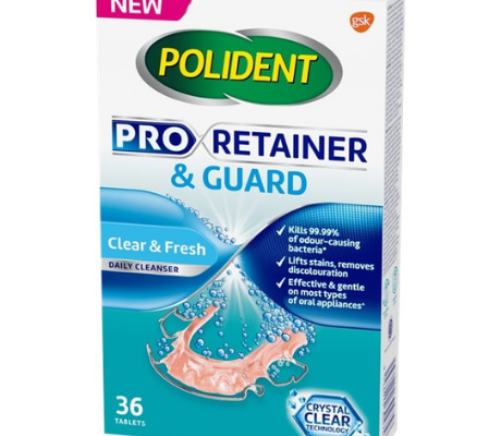 Polident Pro Retainer & Guard Cleanser for Mouth Guard & Retainer Wearers