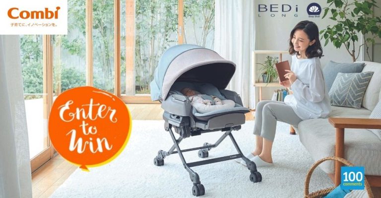 Combi BEDi Long Auto Swing Bed + High Chair Giveaway