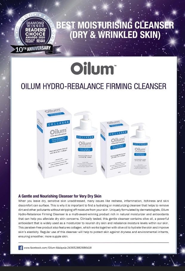 The Recommended Moisturising Cleanser for 2021 - oilum hydro-rebalance firming cleanser