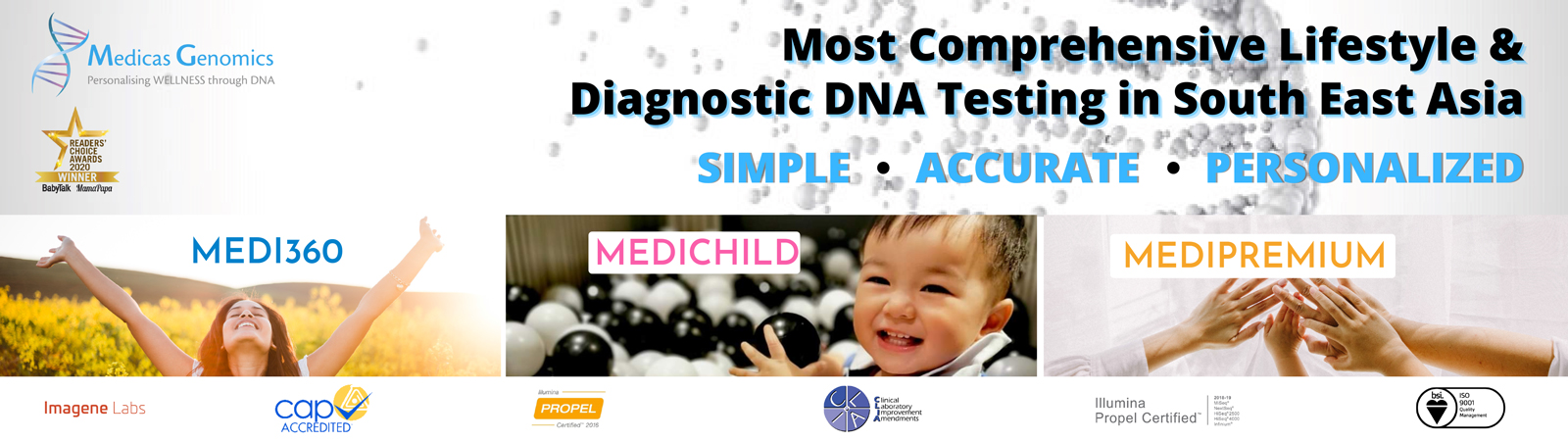 Medicas Genomics DNA Test for Mothers: Be your best for the love of your family