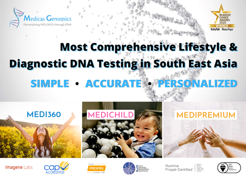 Medicas Genomics DNA Test for Mothers: Be your best for the love of your family