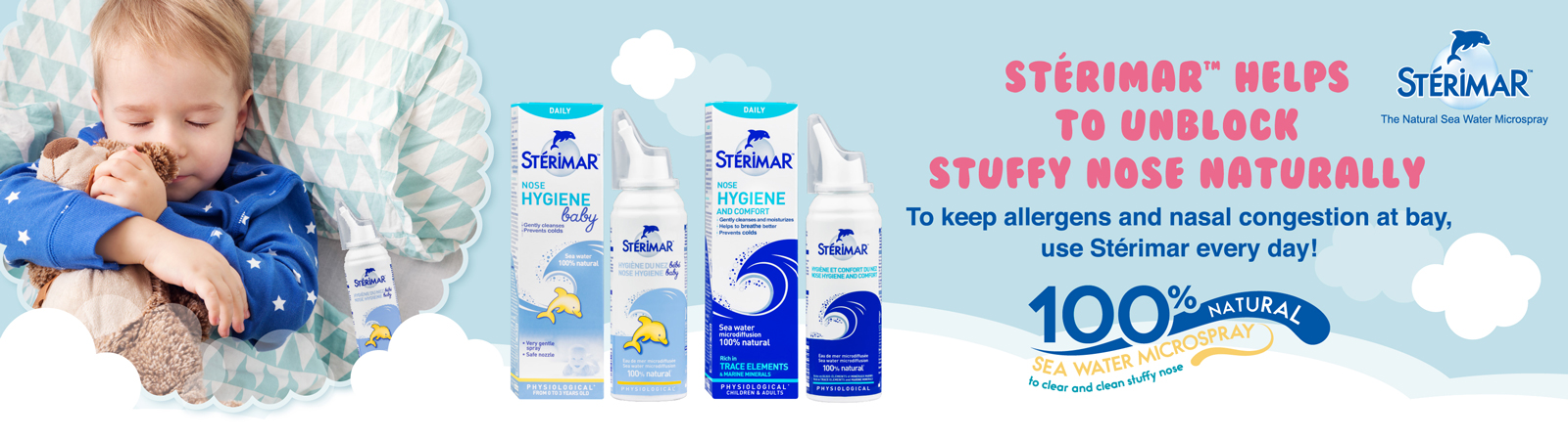 STERIMAR Nose Hygiene and Comfort: Breathe with ease and feel the difference!