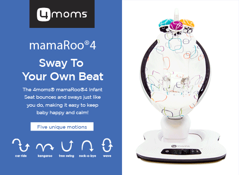 Moves Like a Parent does: 4moms® mamaRoo® 4.0 Infant Seat