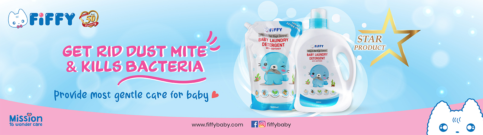 A gift of assurance from Fiffy Baby Laundry Detergent