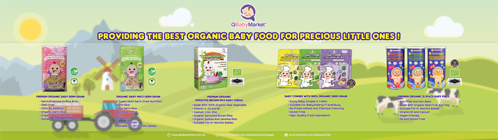 Q Baby Market Organic Baby Food: Because your baby deserves the best choices in life