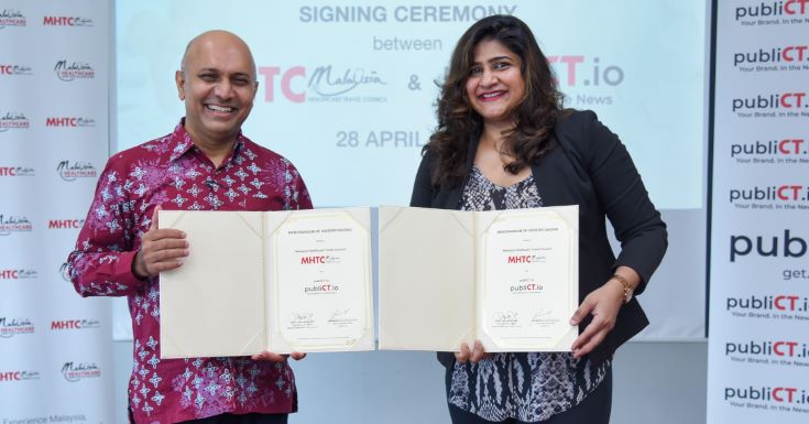 Mou Signing between publiCT.io and Malaysia Healthcare Travel Council (MHTC)