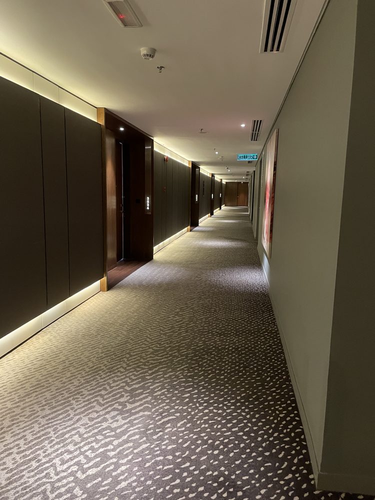Guests will appreciate the spacious walkways leading to the rooms