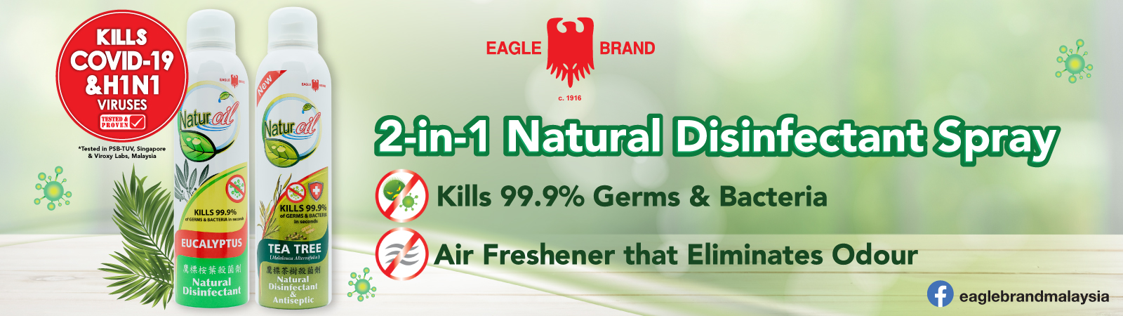 Eagle Brand Natural Disinfectant Spray
