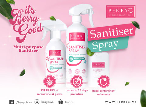 BerryC Sanitiser Spray