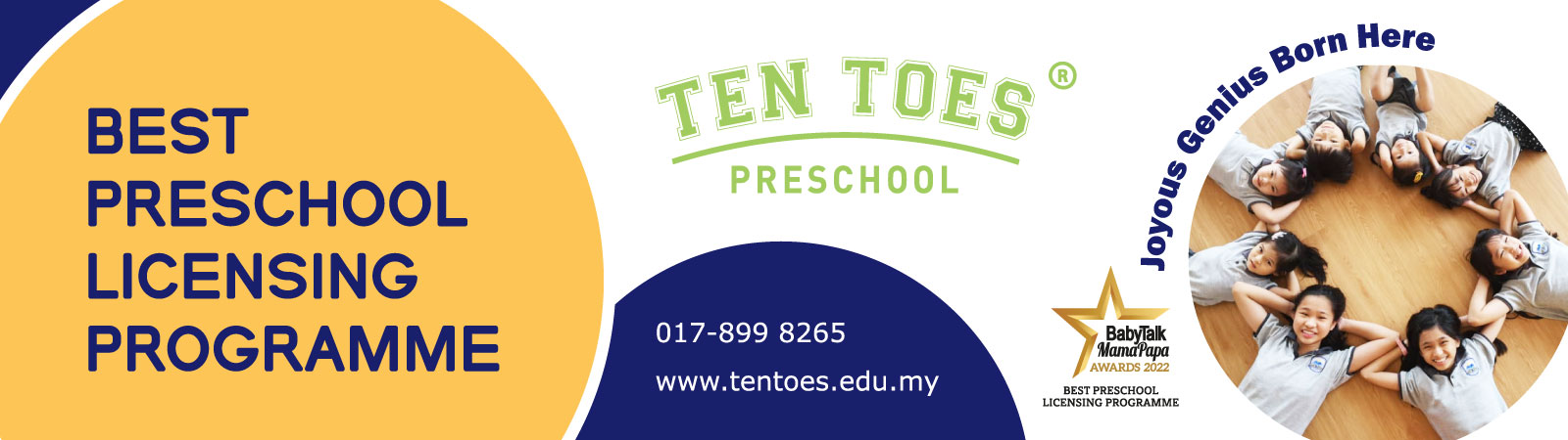 Ten Toes Academy – Preschool Licensing Programme