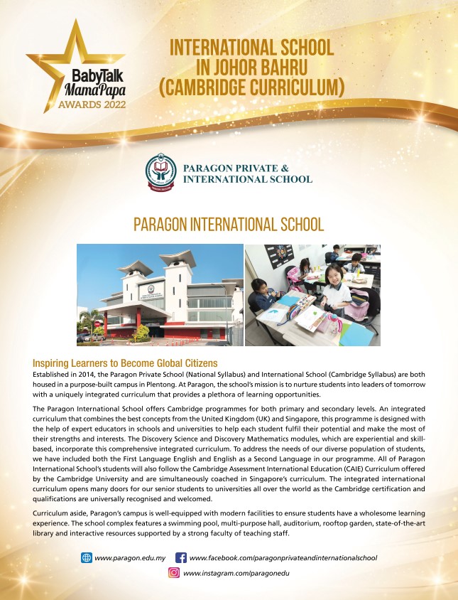 Paragon International School