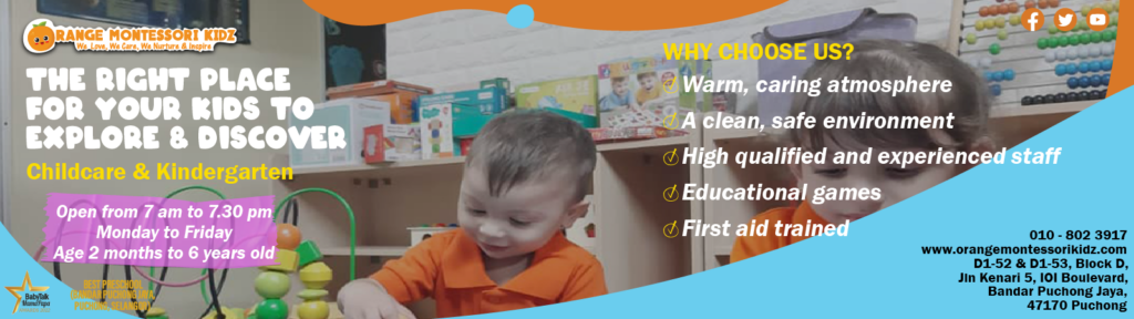 Orange Montessori Kidz – Preschool (Bandar Puchong Jaya, Puchong, Selangor)