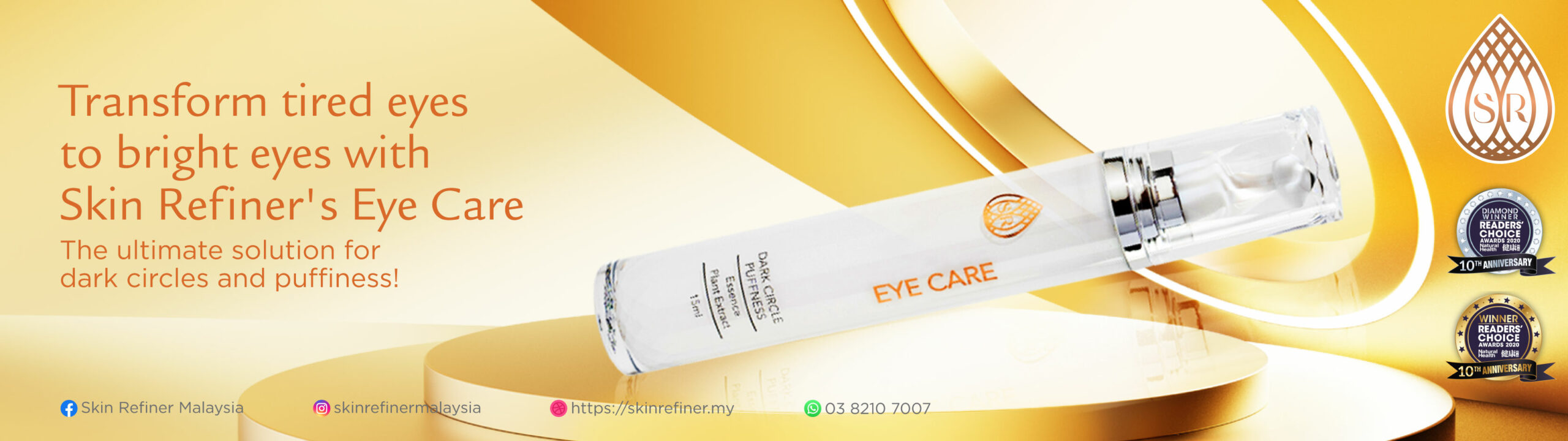 Say Hello to Bright Eyes with Skin Refiner Eye Care