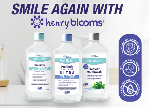 Henry Blooms Probiotic Mouthwash