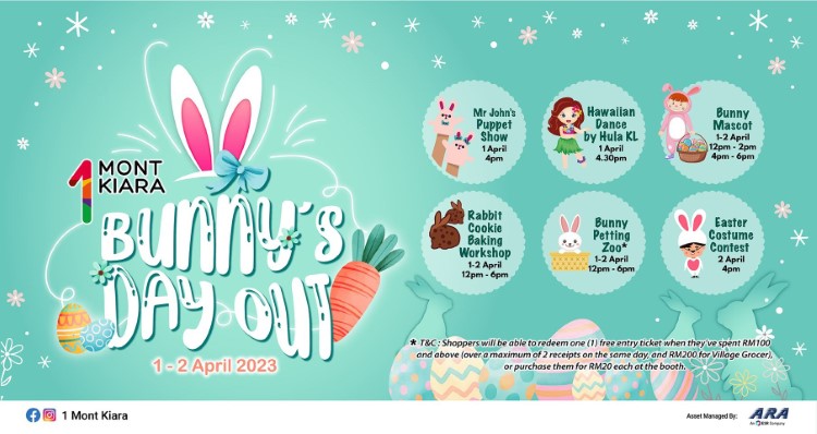 Bunny's Day Out Easter at 1 Mont Kiara