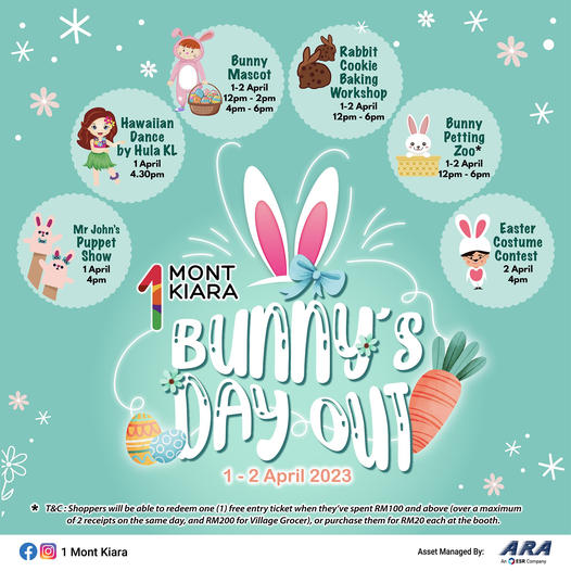 Bunny's Day Out Easter at 1 Mont Kiara