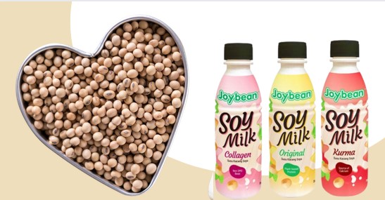 Experience the goodness of Joybean Soy milk