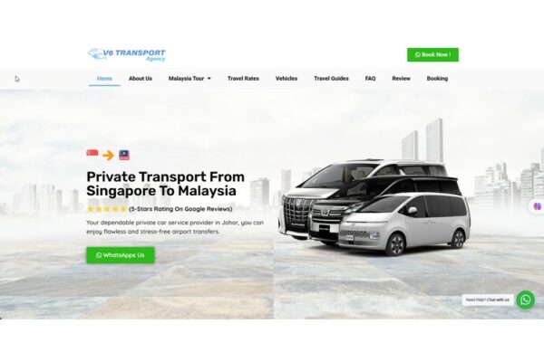 V6 Transport - Premium MPV Singapore to Malaysia Transport