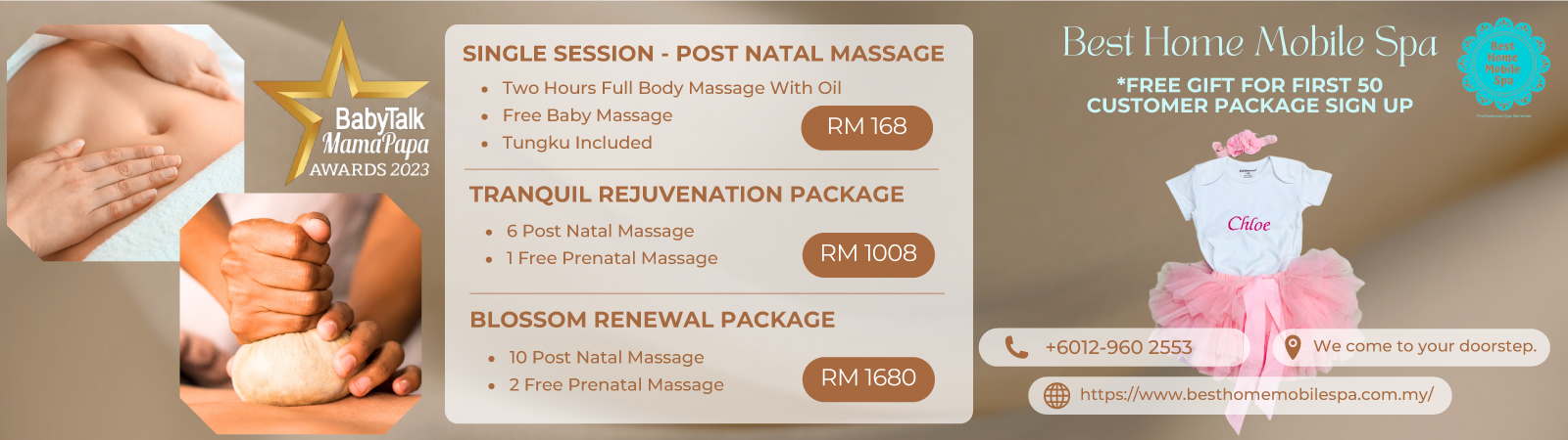 Elevating Postnatal Care: Mobile Spa’s Traditional Malay Postnatal Treatment