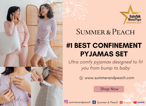 SUMMER & PEACH: Elevating Comfort and Style for New Moms During Confinement