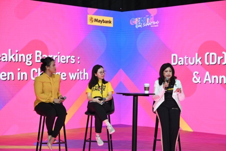 “Breaking Barriers: Women in Charge” with Group Chief Human Capital Officer of Maybank, Datuk Dr. Nora Manaf and Malaysia’s first female mixed martial artist, Ann Osman