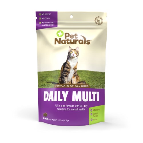 10 Best Cat Vitamins & Supplements for Optimal Feline Health In Malaysia - Pet Naturals of Vermont, Daily Multi, For Cats