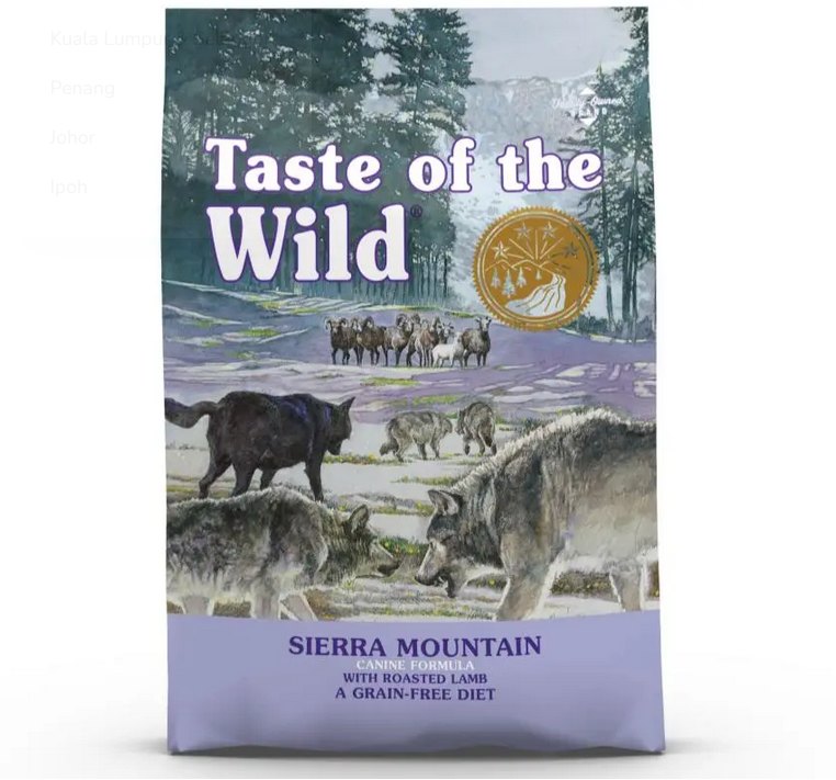 Taste of the Wild Sierra Mountain Canine Recipe with Roasted Lamb