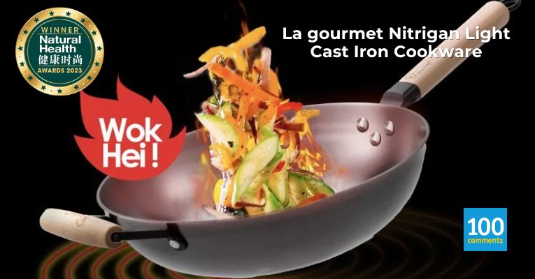 La gourmet Nitrigan Light Cast Iron Cookware