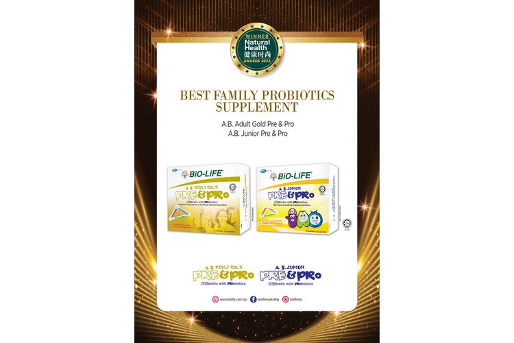 BEST Family Probiotics Supplement - A.B. Adult Gold Pre & Pro and A.B. Junior Pre & Pro