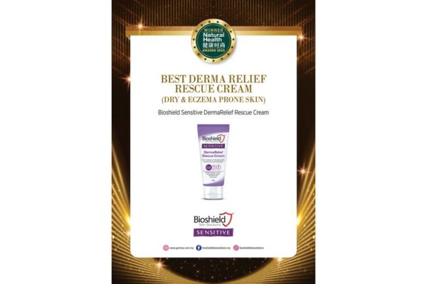 BEST Derma Relief Rescue Cream (Dry & Eczema Prone Skin) - Bioshield Sensitive DermaRelief Rescue Cream