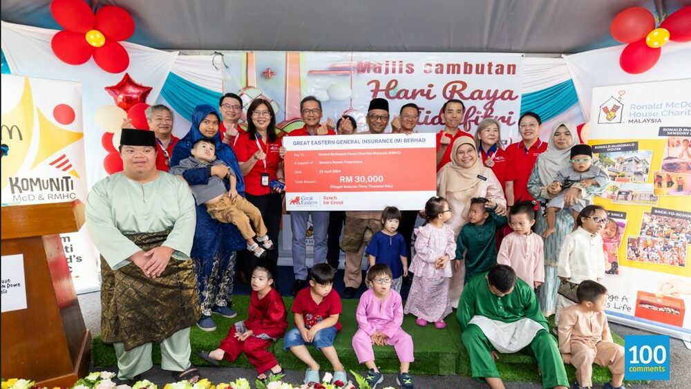 RMHC Malaysia celebrates Syawal with children of Down Syndrome Association of Malaysia (PSDM) in Kuala Lumpur recently.