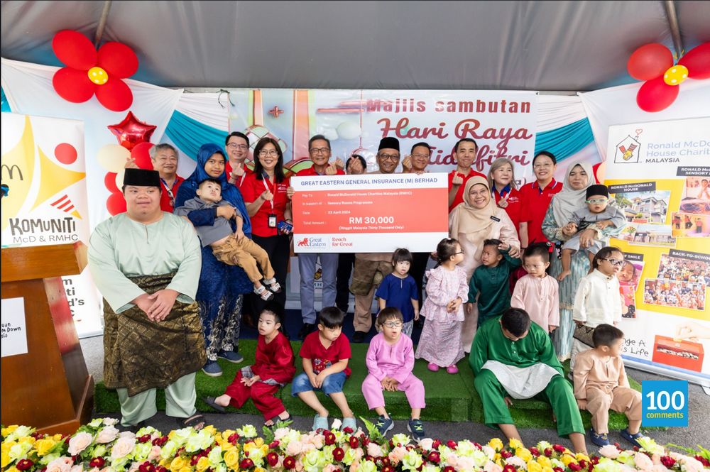 RMHC Malaysia celebrates Syawal with children of Down Syndrome Association of Malaysia (PSDM) in Kuala Lumpur recently.