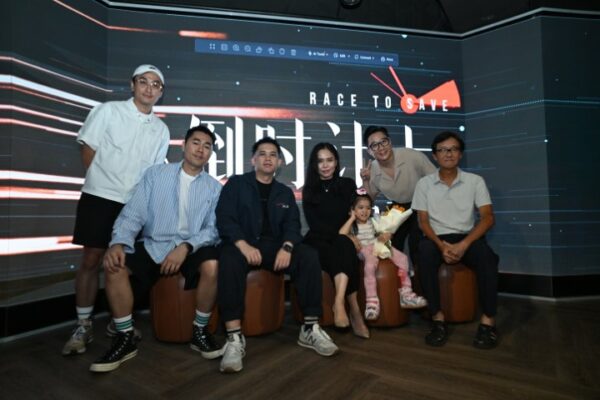 Organisers of Unicorn Media and One Hope Charity, with Baby Reese and her mum Rachel at the Race to Save launch