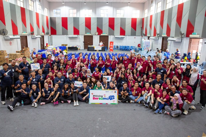 来自吉隆坡、槟城及关丹的凯德集团员工志愿者